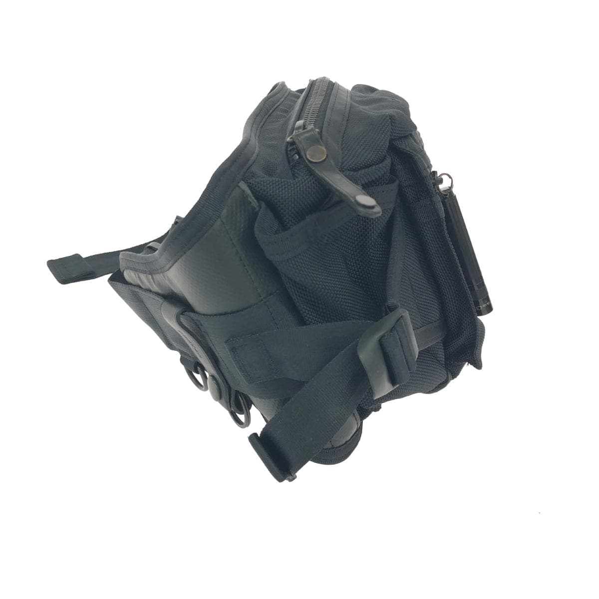 PORTER Waist Bag L Size Heat Ballistic Nylon 703-0697 Black Unisex 2