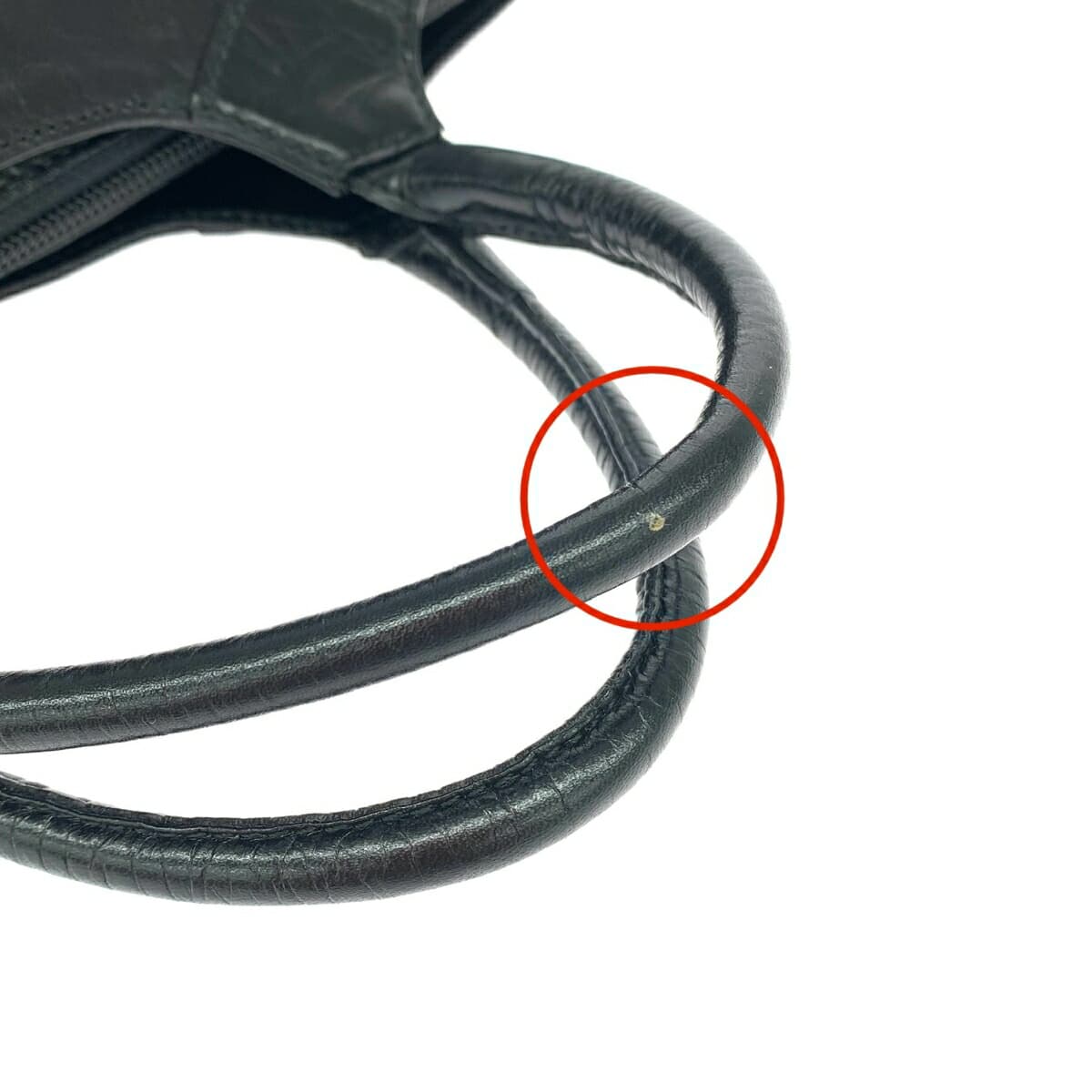 ESTINE Handbag Leather Black Women's 10