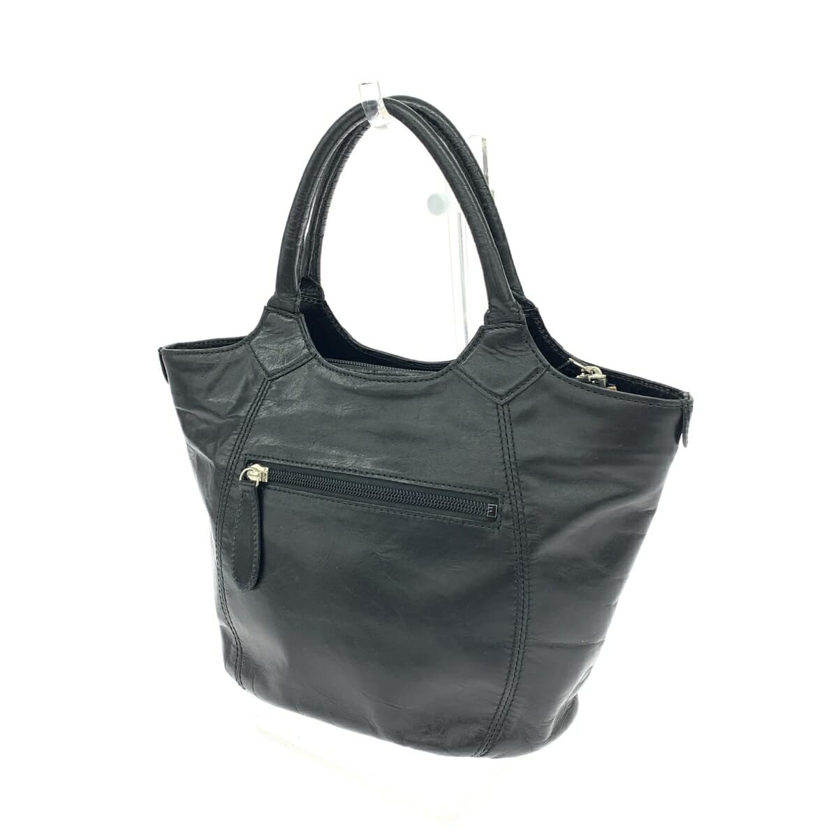 ESTINE Handbag Leather Black Women's 3