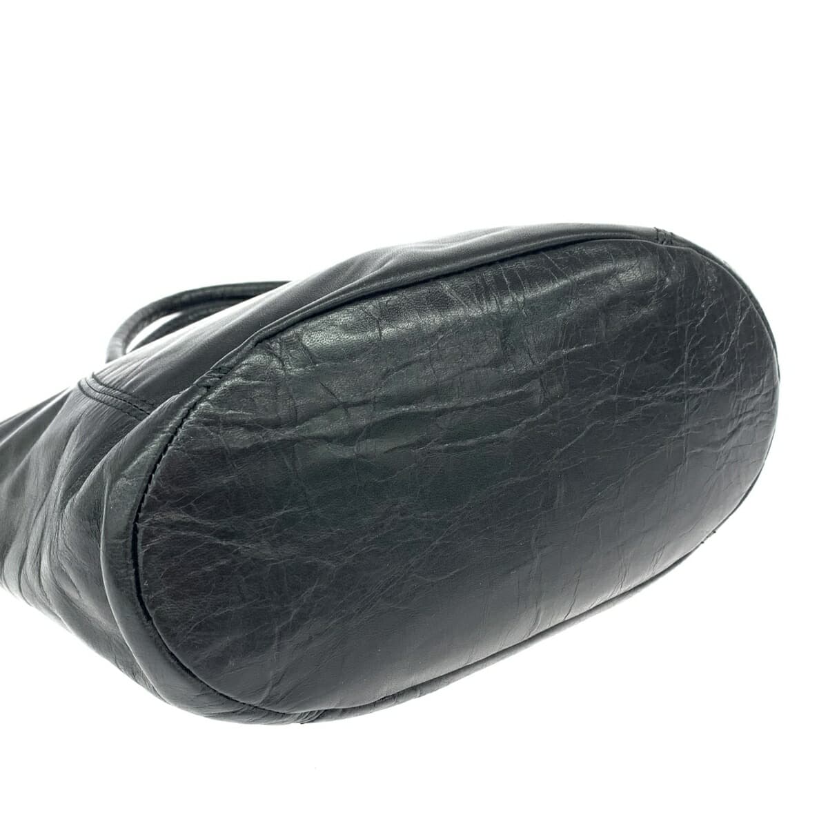 ESTINE Handbag Leather Black Women's 4