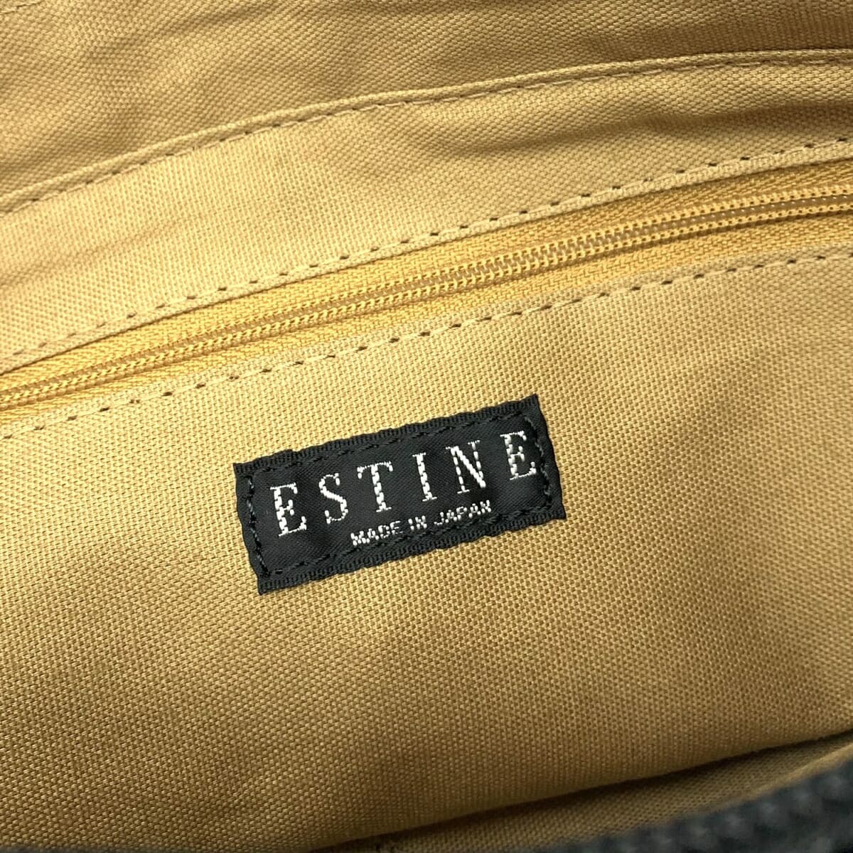 ESTINE Handbag Leather Black Women's 7