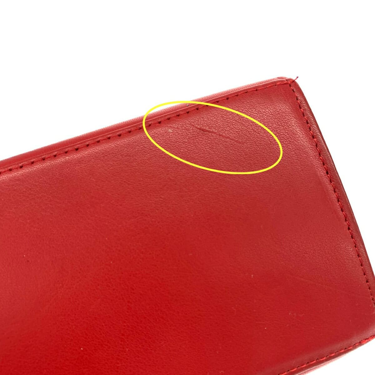 SANDNI Sandoni Sandoni/2WAY Handbag Studs/Leather Red/Green Ladies 8