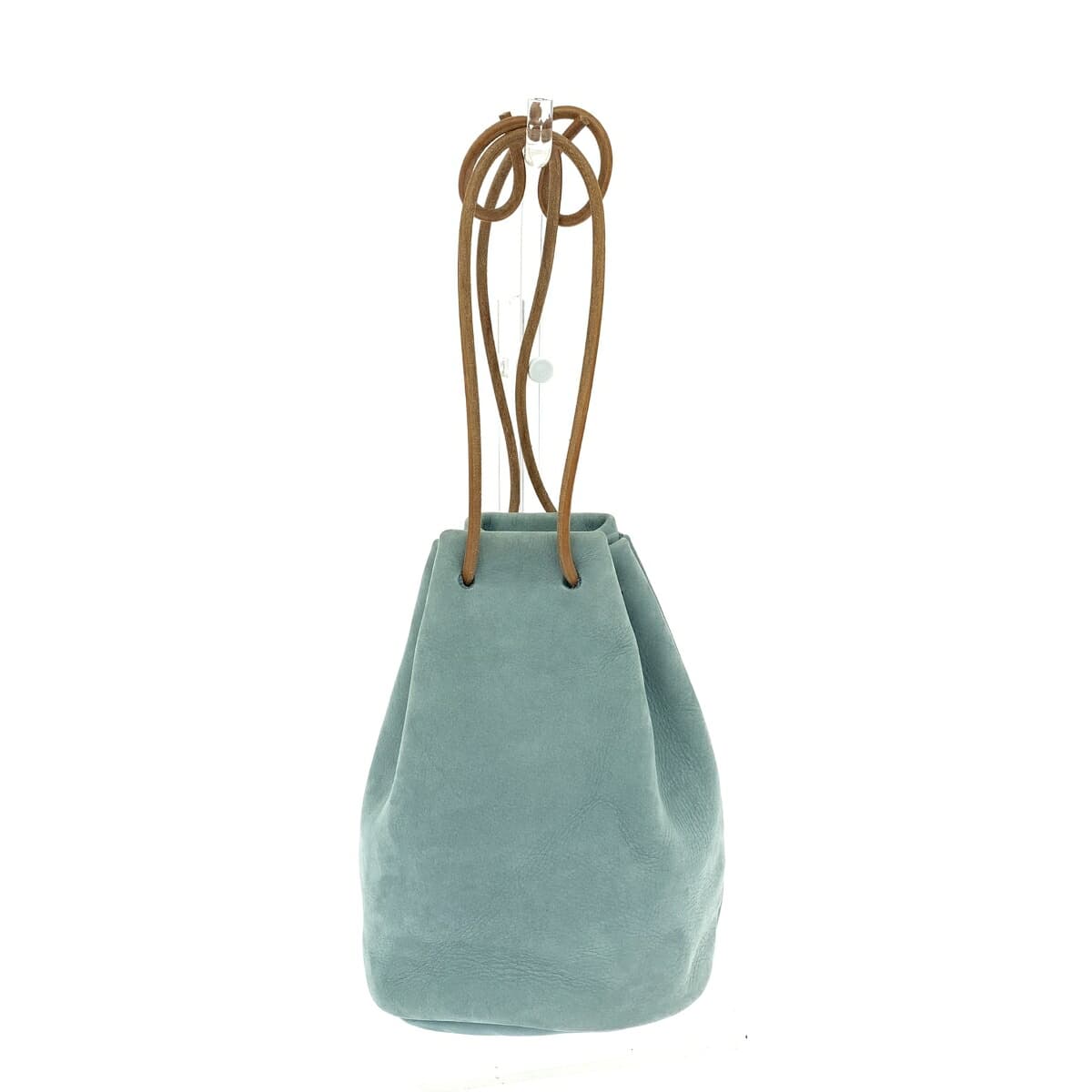 Mormyrus Mormyrus Drawstring Handbag Nubuck/Turquoise Blue Blue Ladies