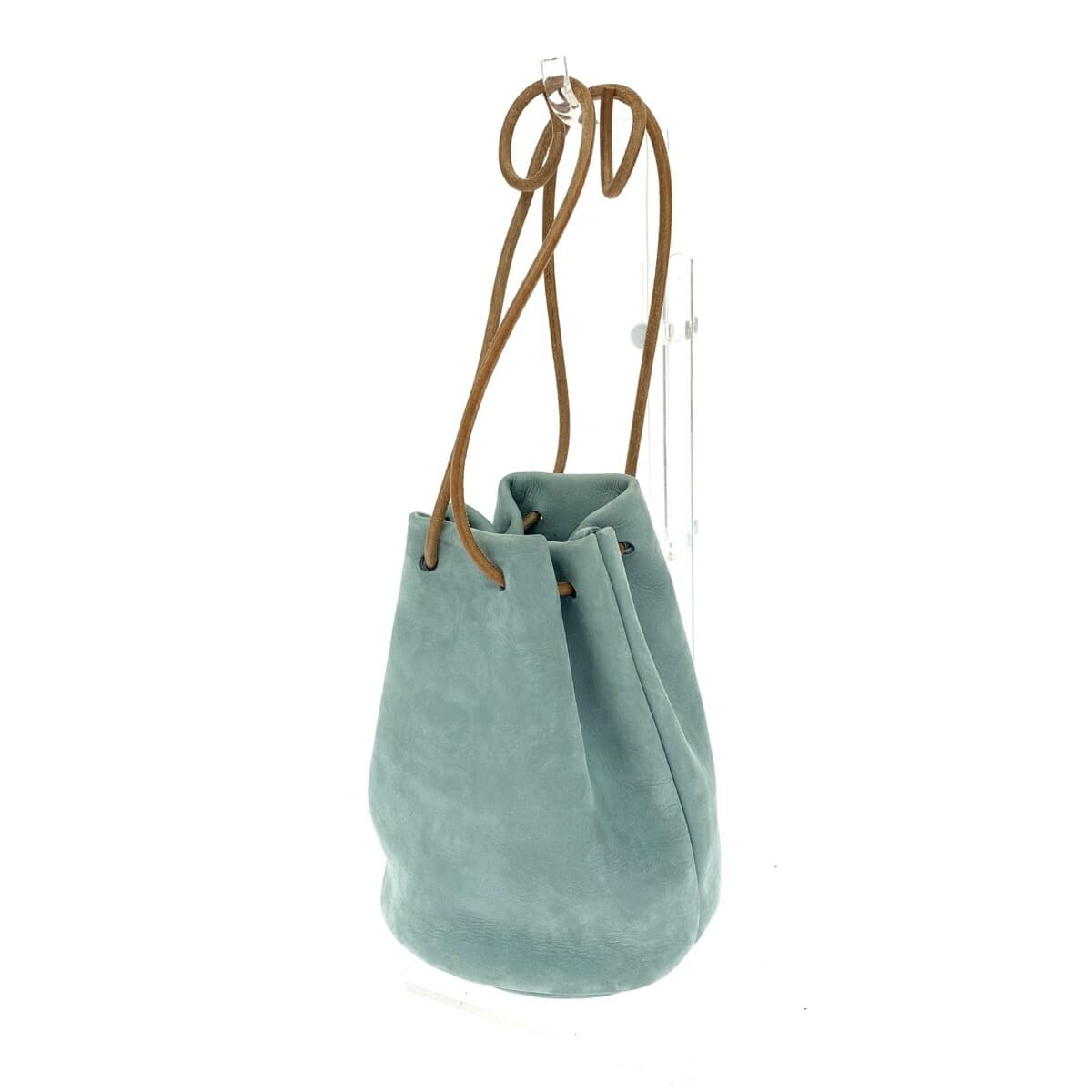 Mormyrus Mormyrus Drawstring Handbag Nubuck/Turquoise Blue Blue Ladies 3