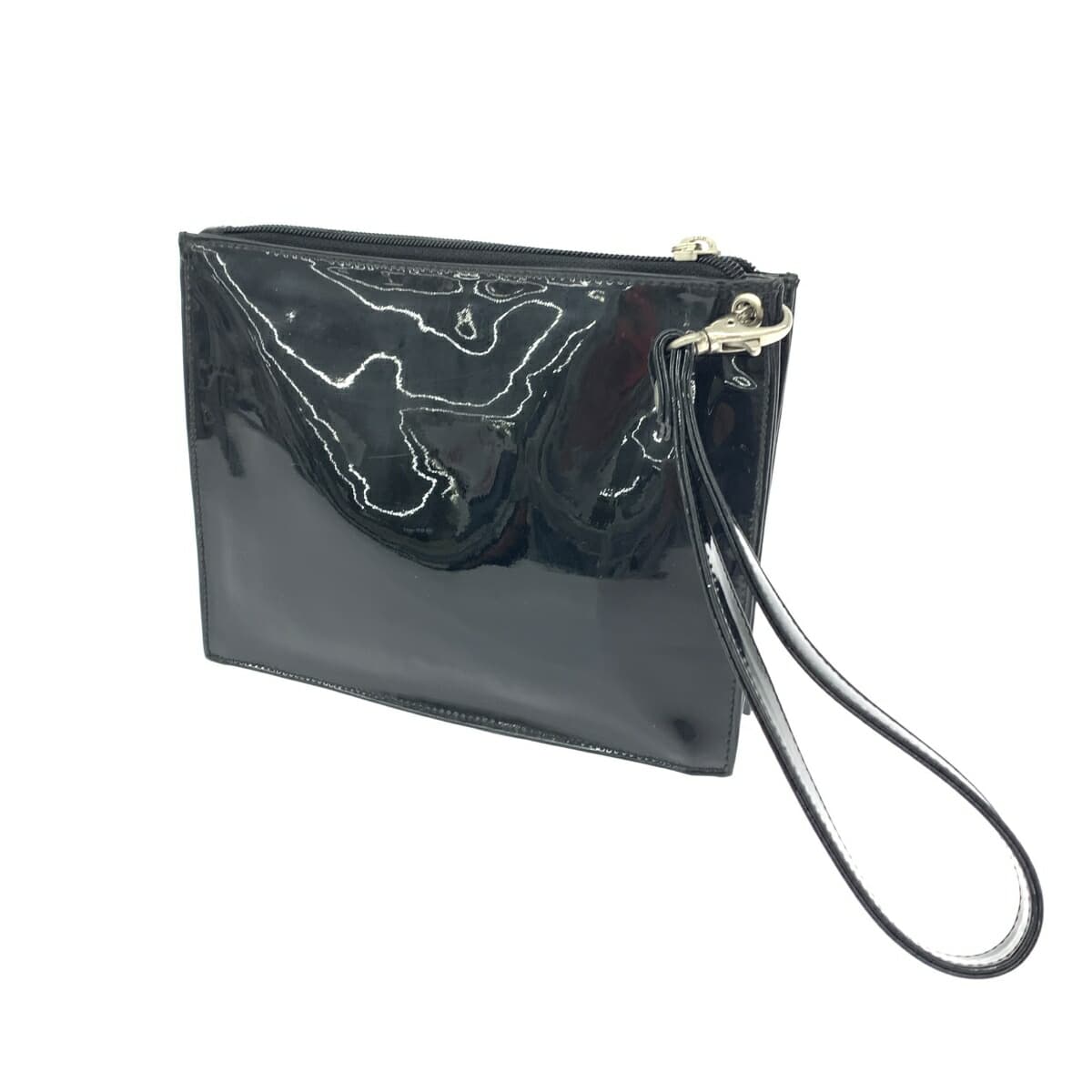 Paloma Picaso Mini Clutch Bag Kiss Logo / Enamel-like / PVC Black Ladies 3