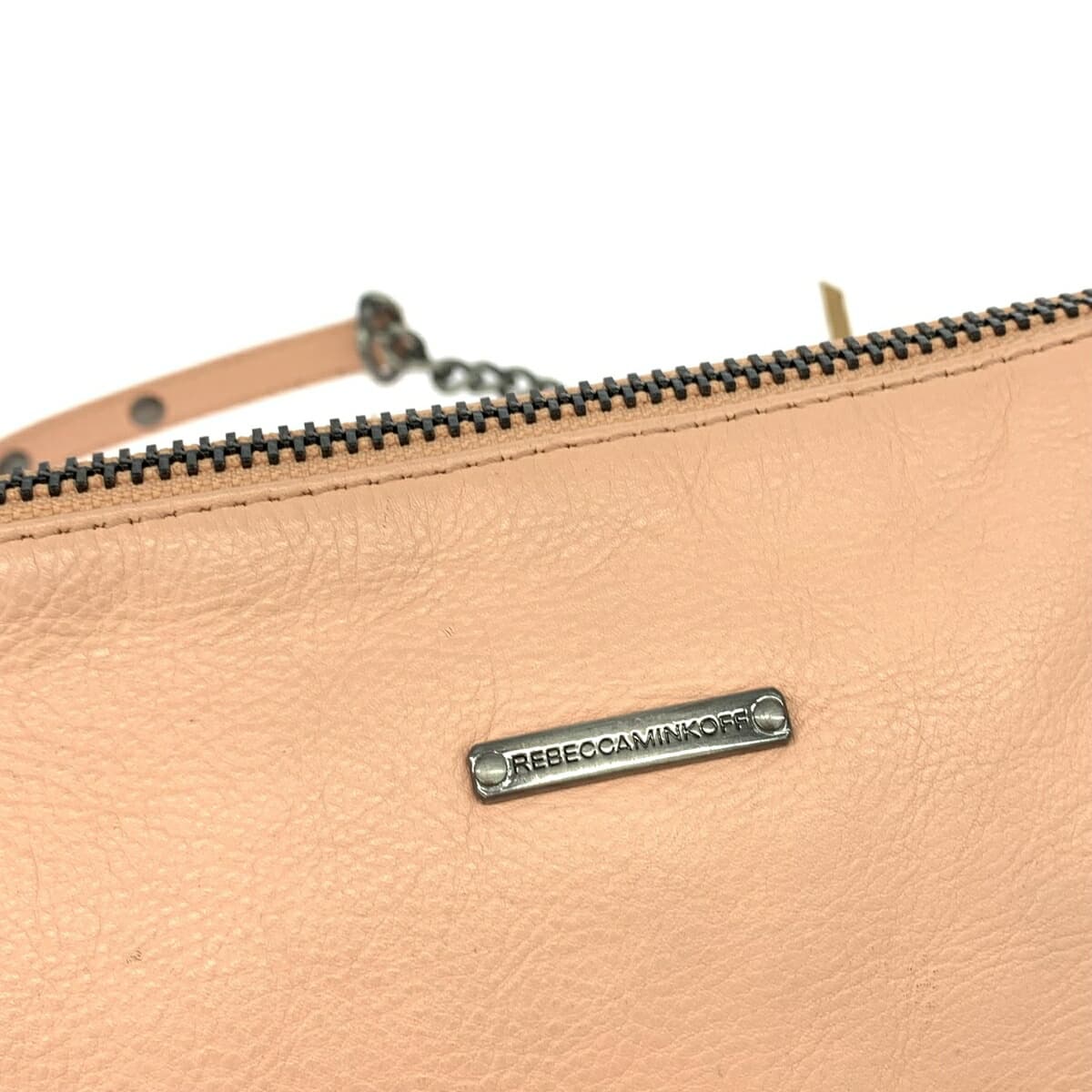 REBECCA MINKOFF Chain Shoulder Bag - Studs/Leather/Pink Beige - Pink for Women 5