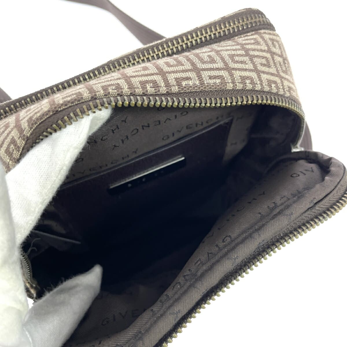 GIVENCHY Jivanshi Crossbody Bag 4G Logo All-over Logo Canvas Vintage Beige Unisex 6