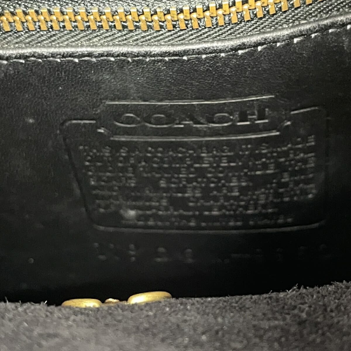 COACH Coach Old Coach Mini Backpack Made in USA Grab Tan Leather Black 9960 Turn Lock Black Ladies 7