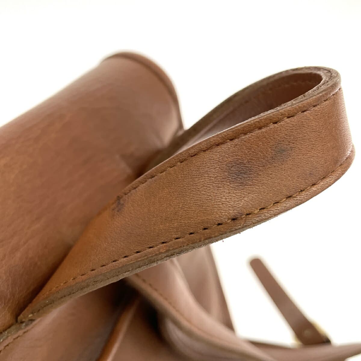 COACH Old Coach Mini Backpack Made in USA Grab Tan Leather 9960 Turn Lock Brown Ladies 8