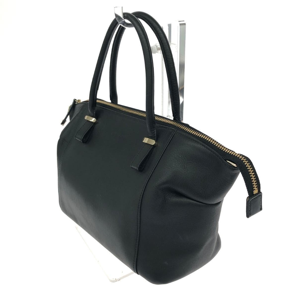 MILA SCHON 2WAY Bag Leather Black Women's 3