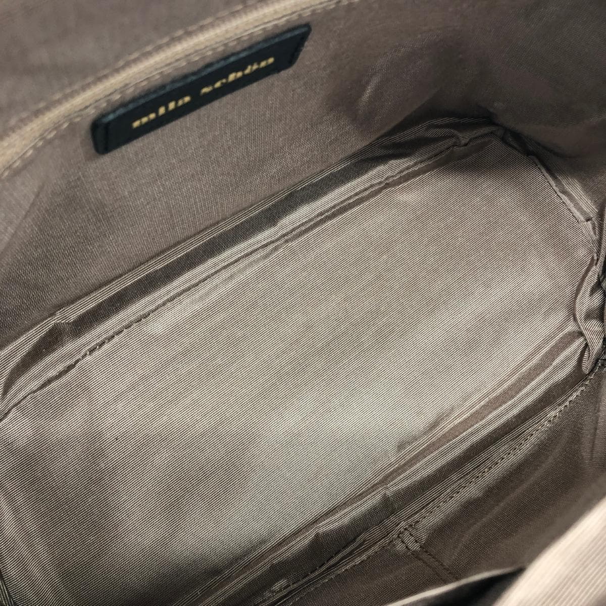 MILA SCHON 2WAY Bag Leather Black Women's 4