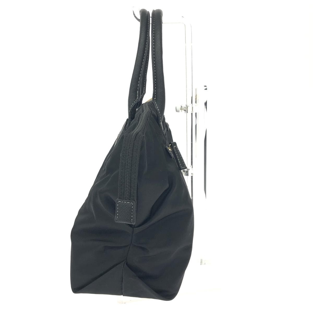 MILA SCHON Tote Bag Good Condition Nylon Black Women's 2