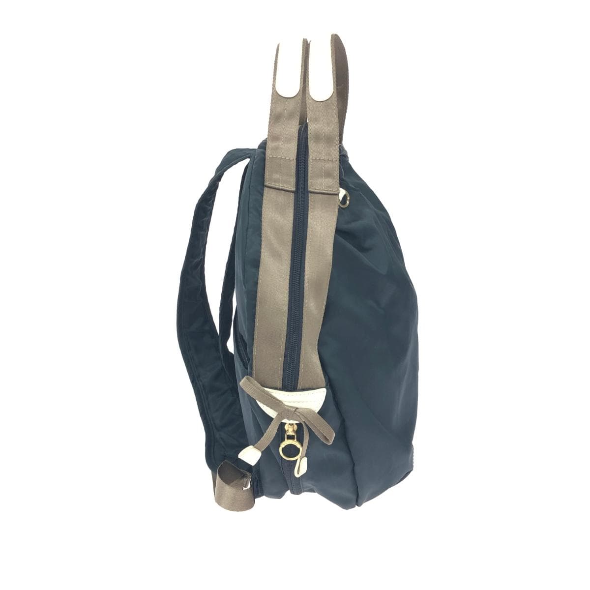 Kanana Project Backpack Logo Nylon Navy Women's 2