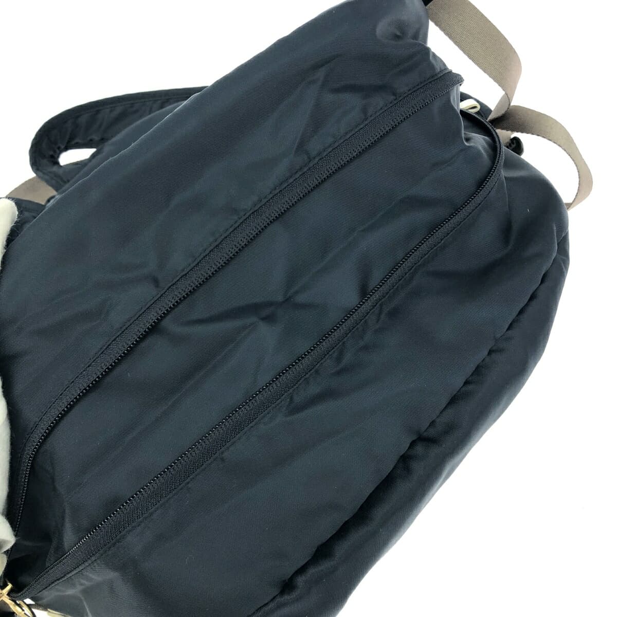 Kanana Project Backpack Logo Nylon Navy Women's 7