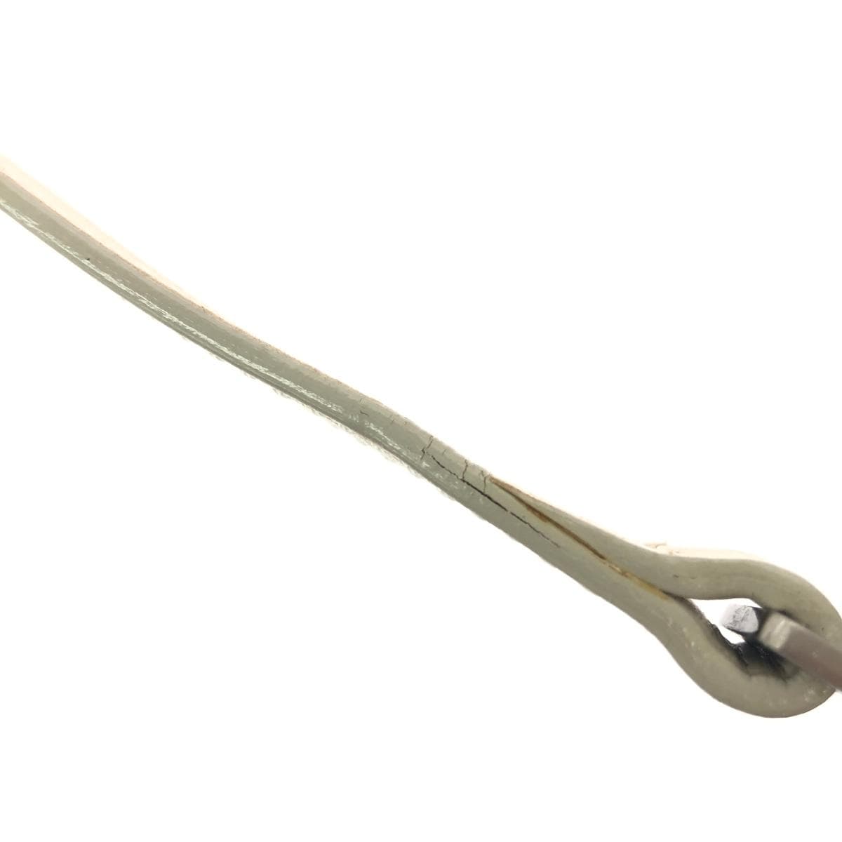 NINA RICCI Mini Shoulder Bag Leather White Women's 10