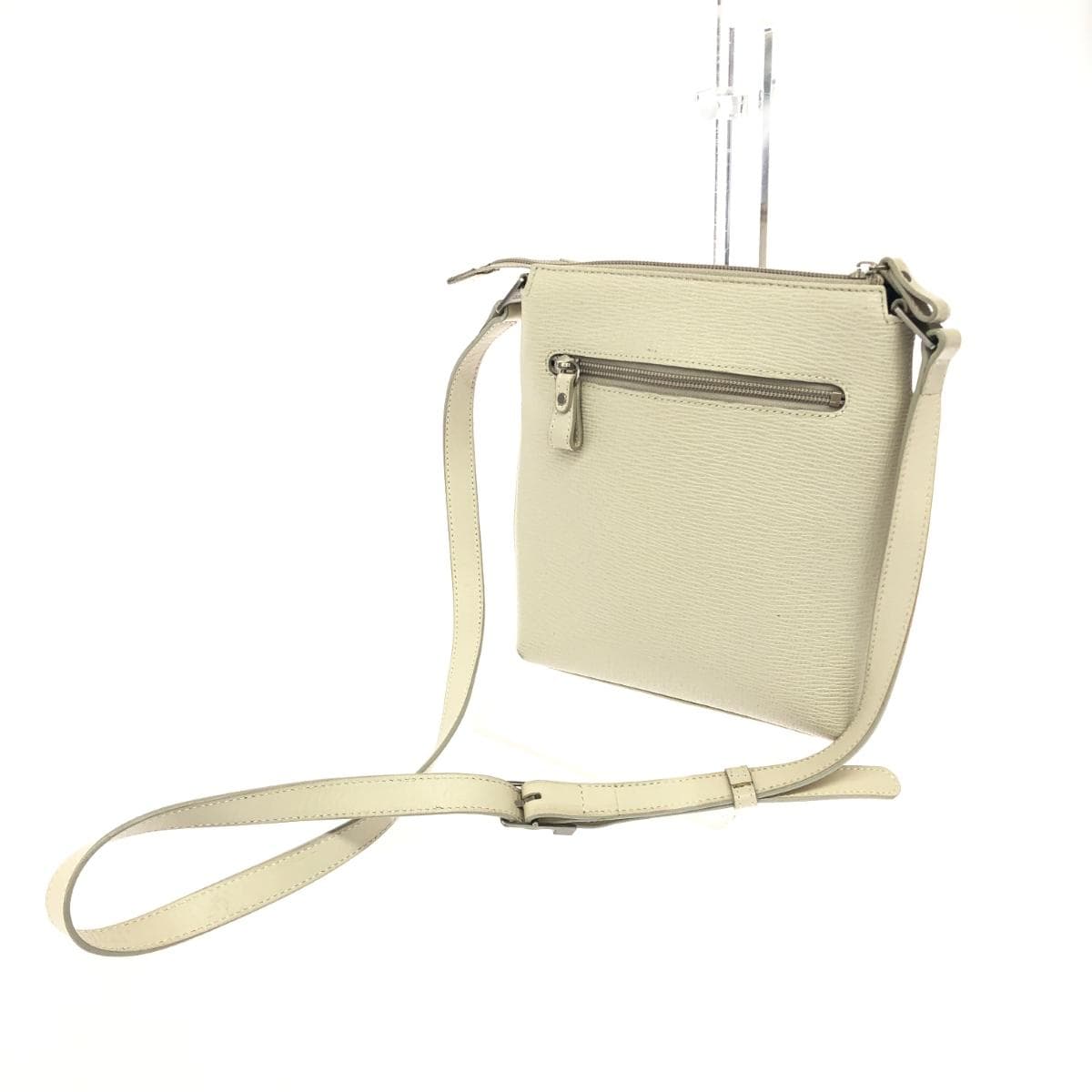 NINA RICCI Mini Shoulder Bag Leather White Women's 3