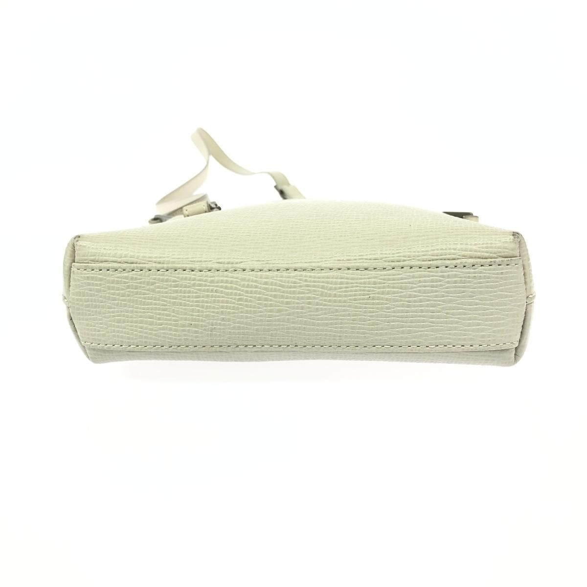 NINA RICCI Mini Shoulder Bag Leather White Women's 4