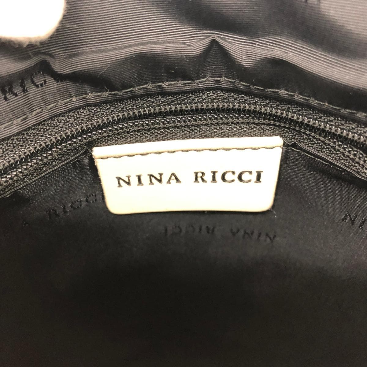 NINA RICCI Mini Shoulder Bag Leather White Women's 5