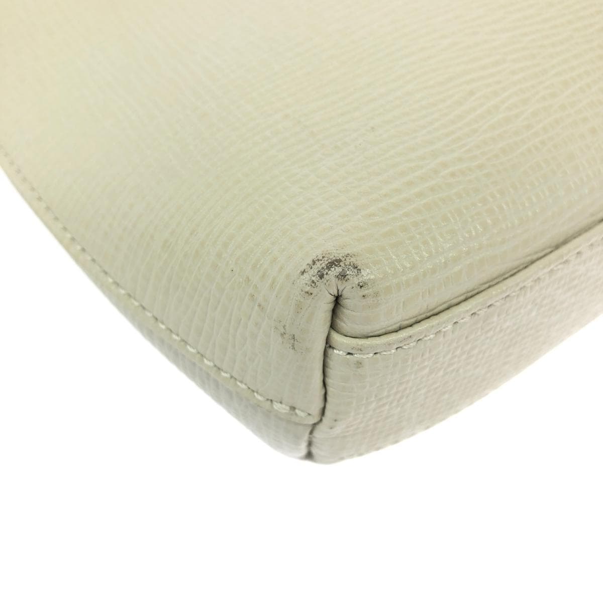 NINA RICCI Mini Shoulder Bag Leather White Women's 8