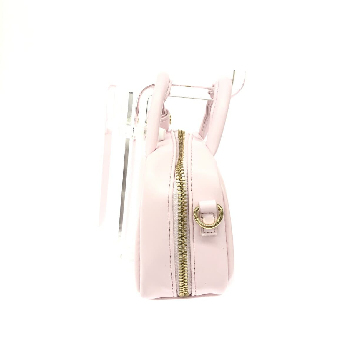 Furfur Fafa Micro Square Boston Bag in Good Condition Pink for Women 2