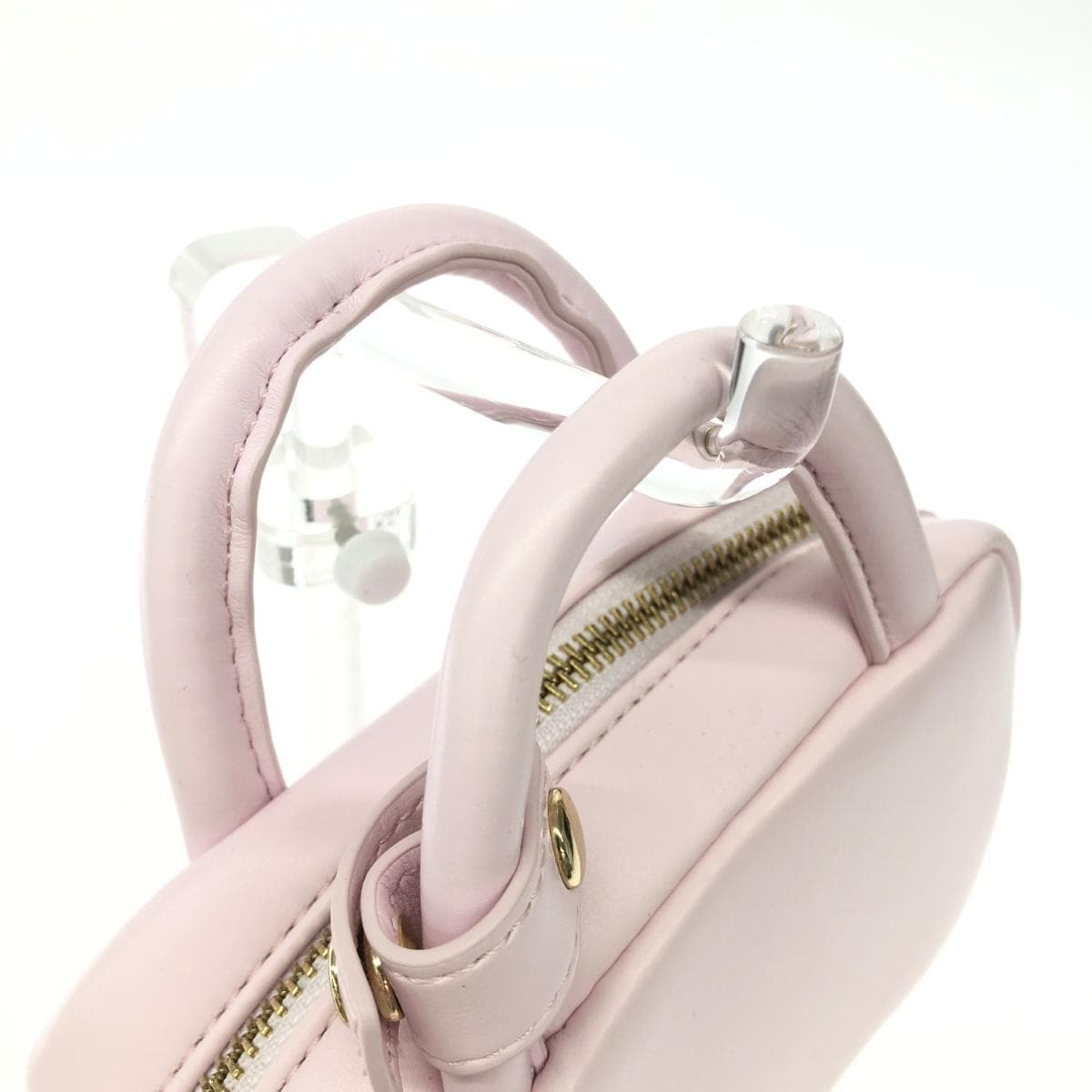 Furfur Fafa Micro Square Boston Bag in Good Condition Pink for Women 4