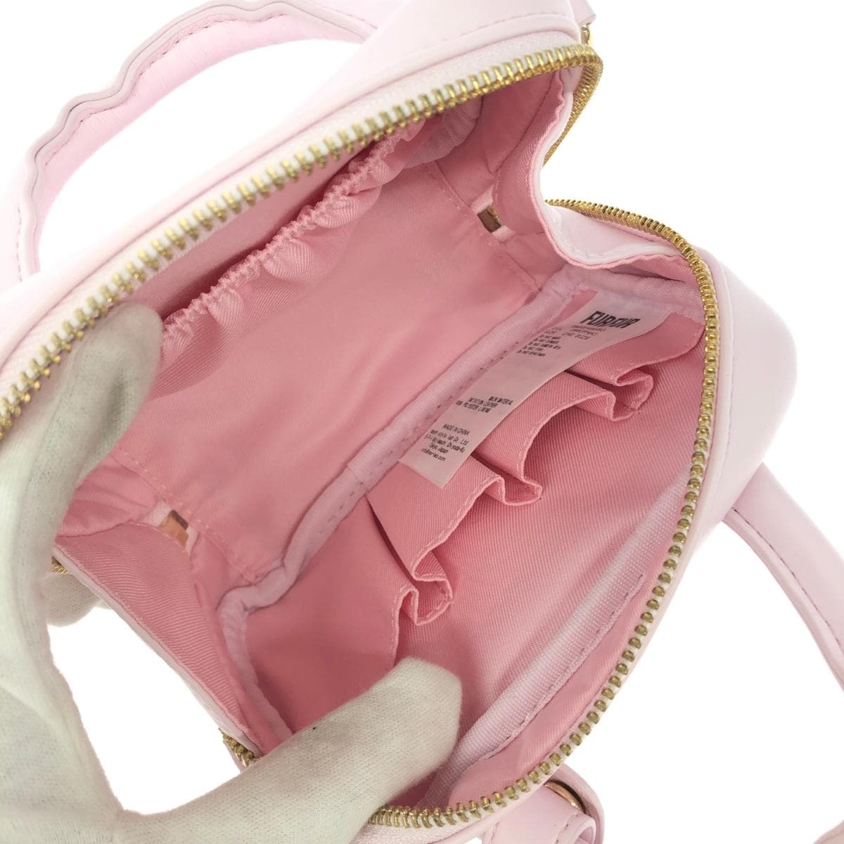 Furfur Fafa Micro Square Boston Bag in Good Condition Pink for Women 7