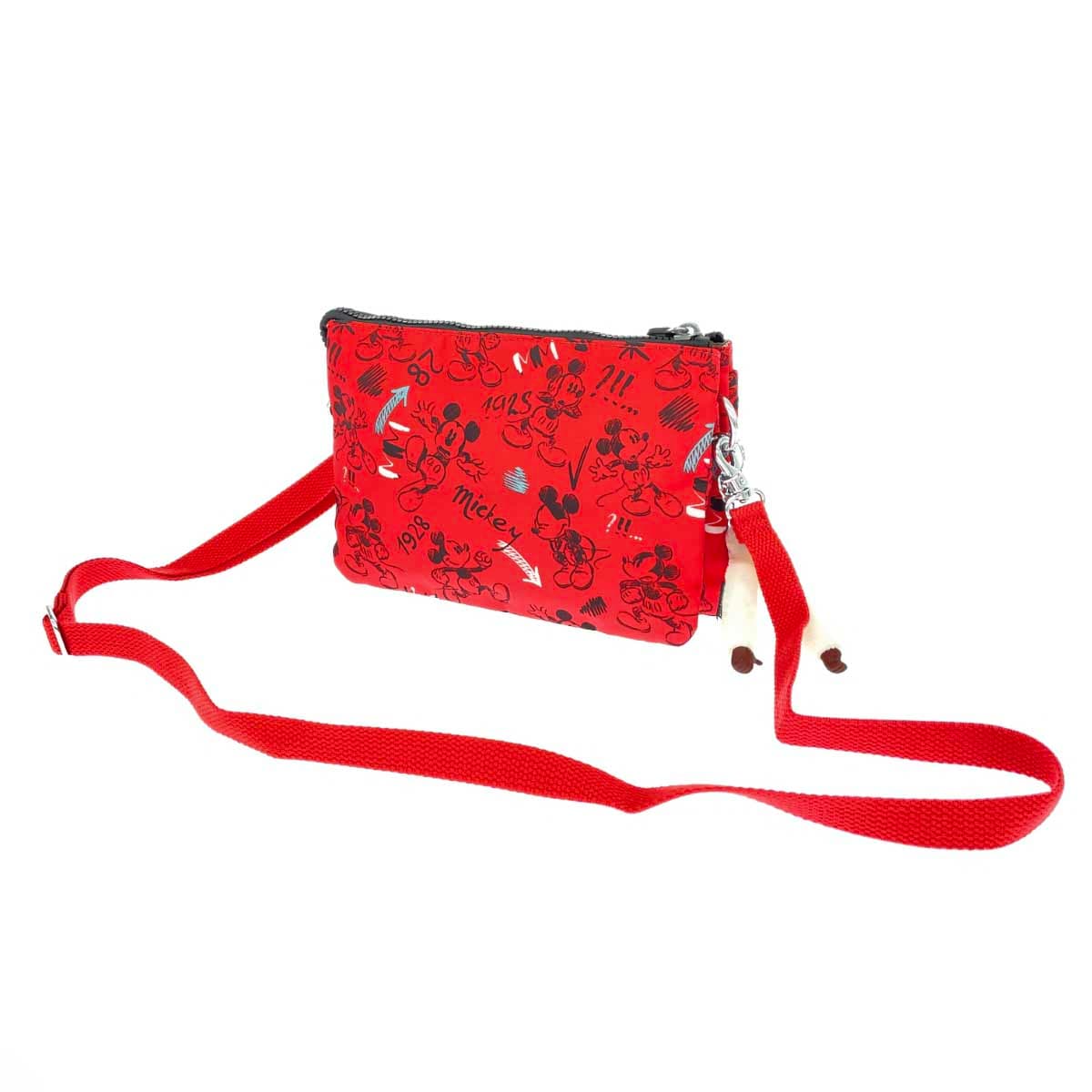 KIPLING Shoulder Bag / Disney Collaboration Mickey Pattern Red Ladies 3