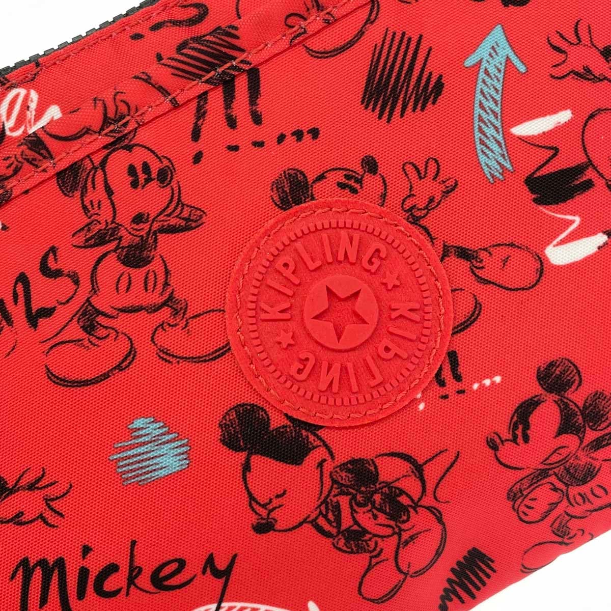 KIPLING Shoulder Bag / Disney Collaboration Mickey Pattern Red Ladies 5