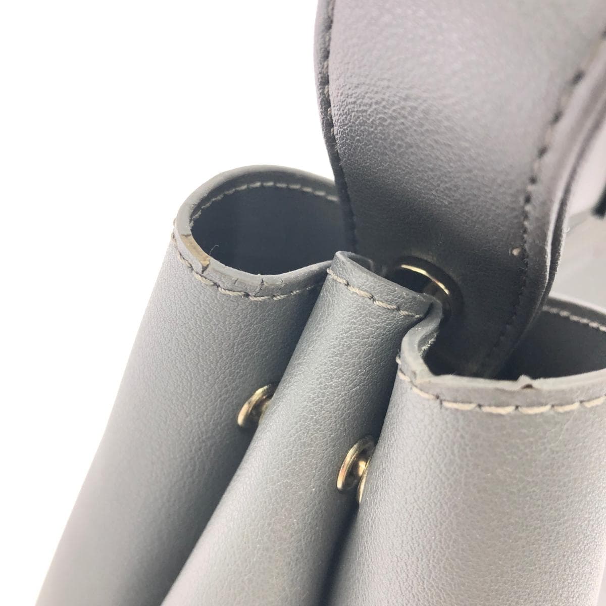 DIANA Handbag PVC Gray Women's 10