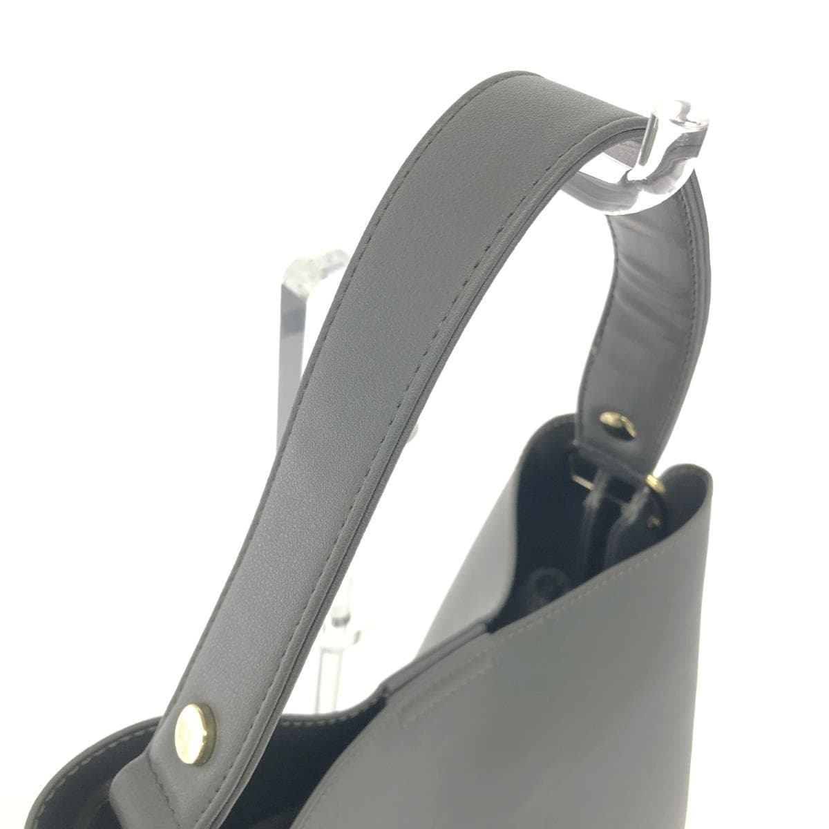 DIANA Handbag PVC Gray Women's 4