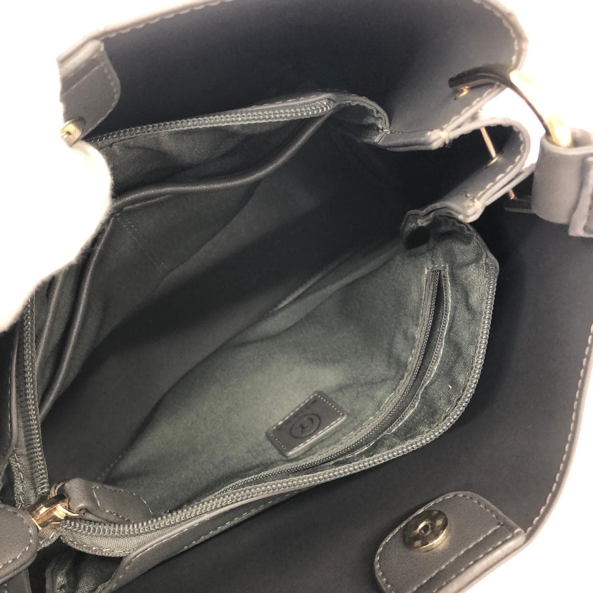 DIANA Handbag PVC Gray Women's 6