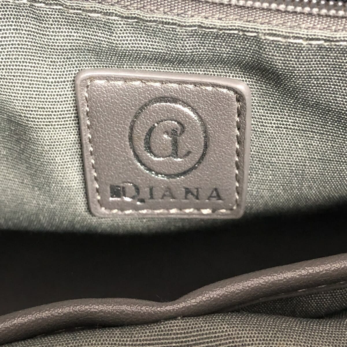 DIANA Handbag PVC Gray Women's 8