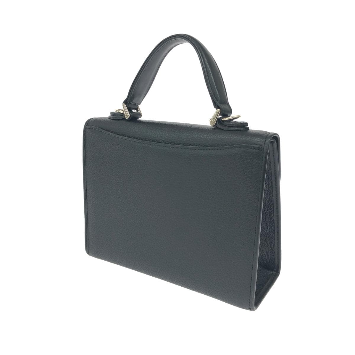 Burberry's 2WAY Bag Shadow Horse Logo/Leather Black Ladies 3