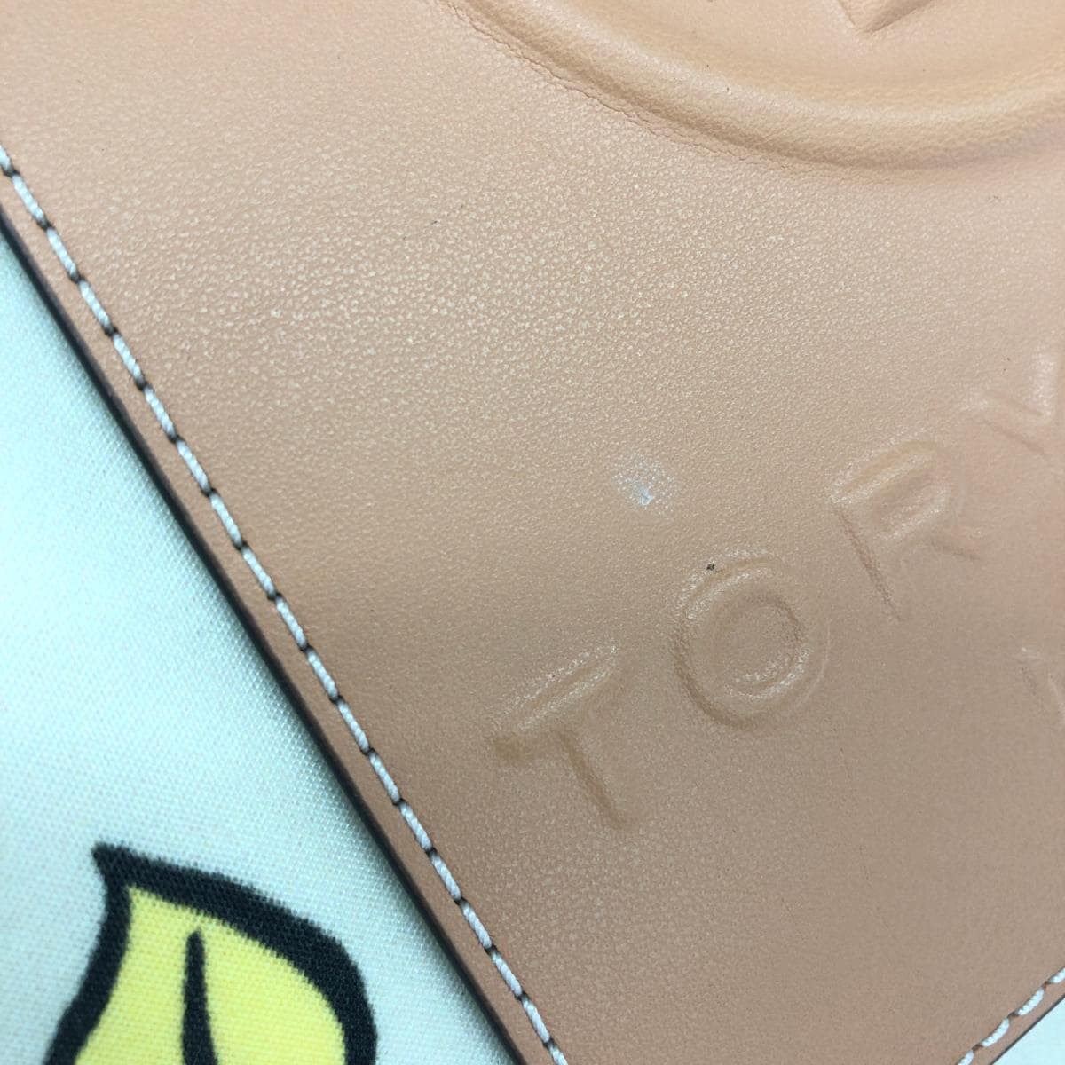 TORYBURCH Tory Burch Tote Bag Logo Embossed Nylon Multi-Color Women's 10