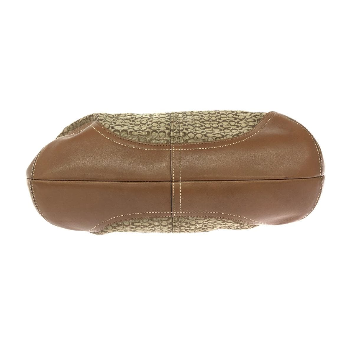 COACH Coach One Shoulder Bag Good Condition Mini Signature Canvas × Leather Beige Ladies 5