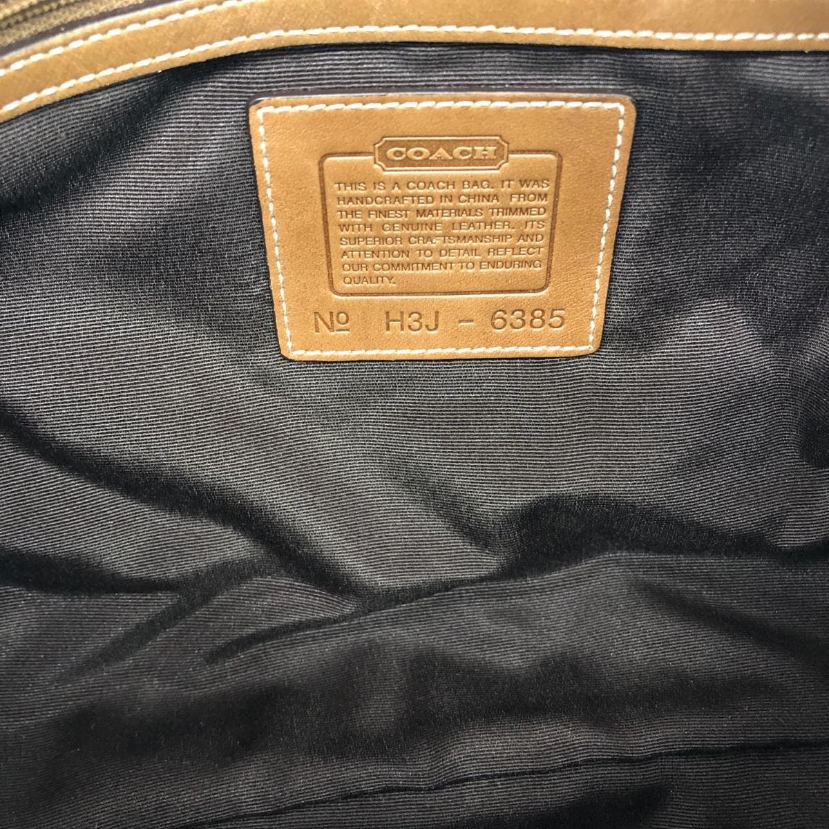 COACH Coach One Shoulder Bag Good Condition Mini Signature Canvas × Leather Beige Ladies 7