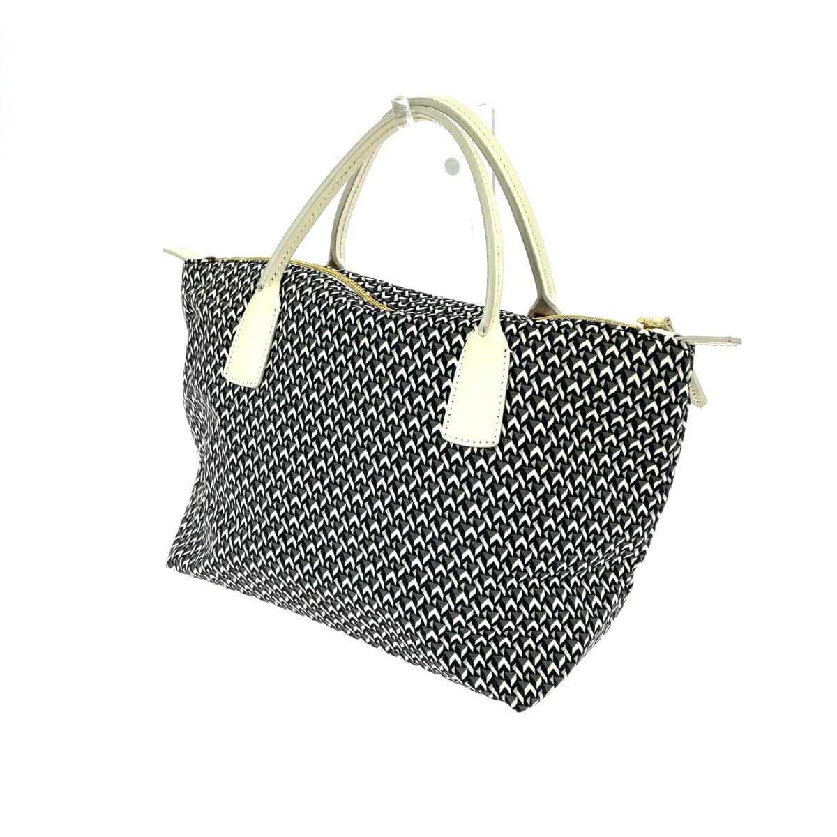 ROBERTA PIERI Tote Bag Tatami Made in Italy Nylon White Women's 3