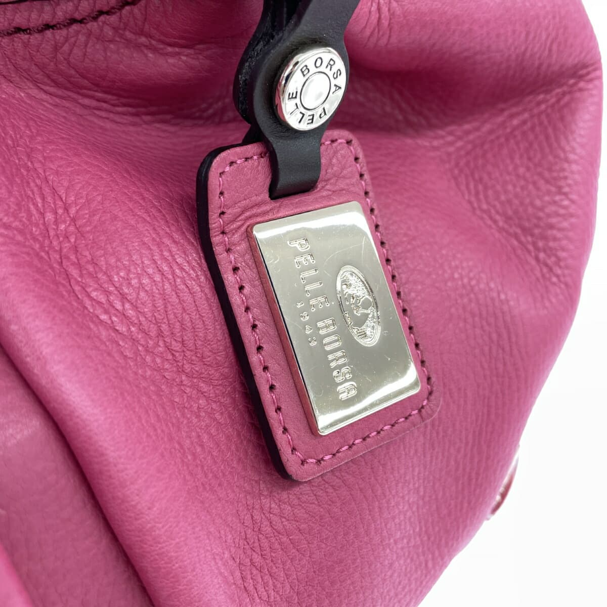 PELLE BORSA 2WAY Bag Leather Pink Women's 8