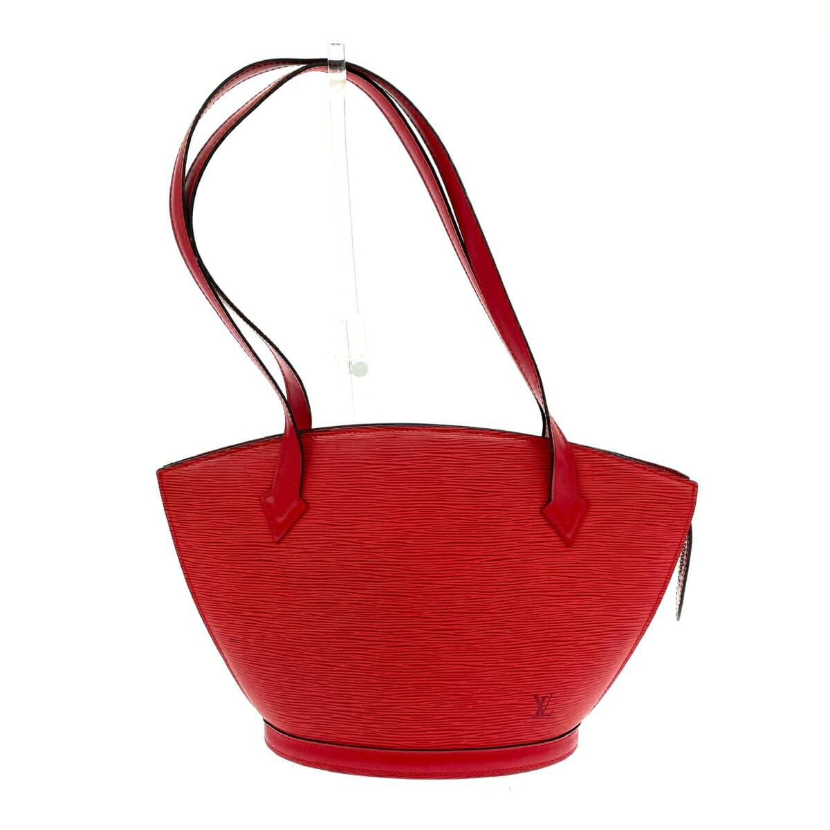 LOUIS VUITTON Saint-Jacques Epi Castilian Red VI1906 M52267 Red Ladies