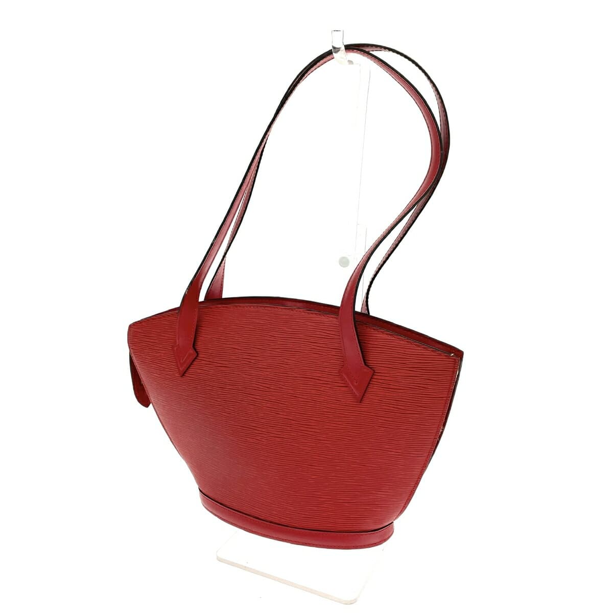 LOUIS VUITTON Saint-Jacques Epi Castilian Red VI1906 M52267 Red Ladies 3