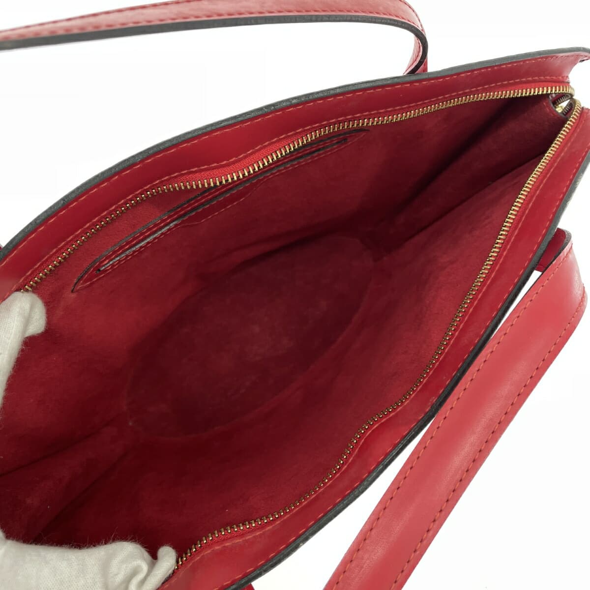 LOUIS VUITTON Saint-Jacques Epi Castilian Red VI1906 M52267 Red Ladies 7