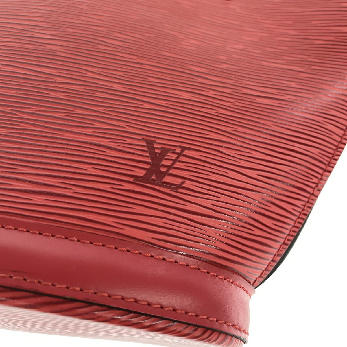 LOUIS VUITTON Saint-Jacques Epi Castilian Red VI1906 M52267 Red Ladies 8