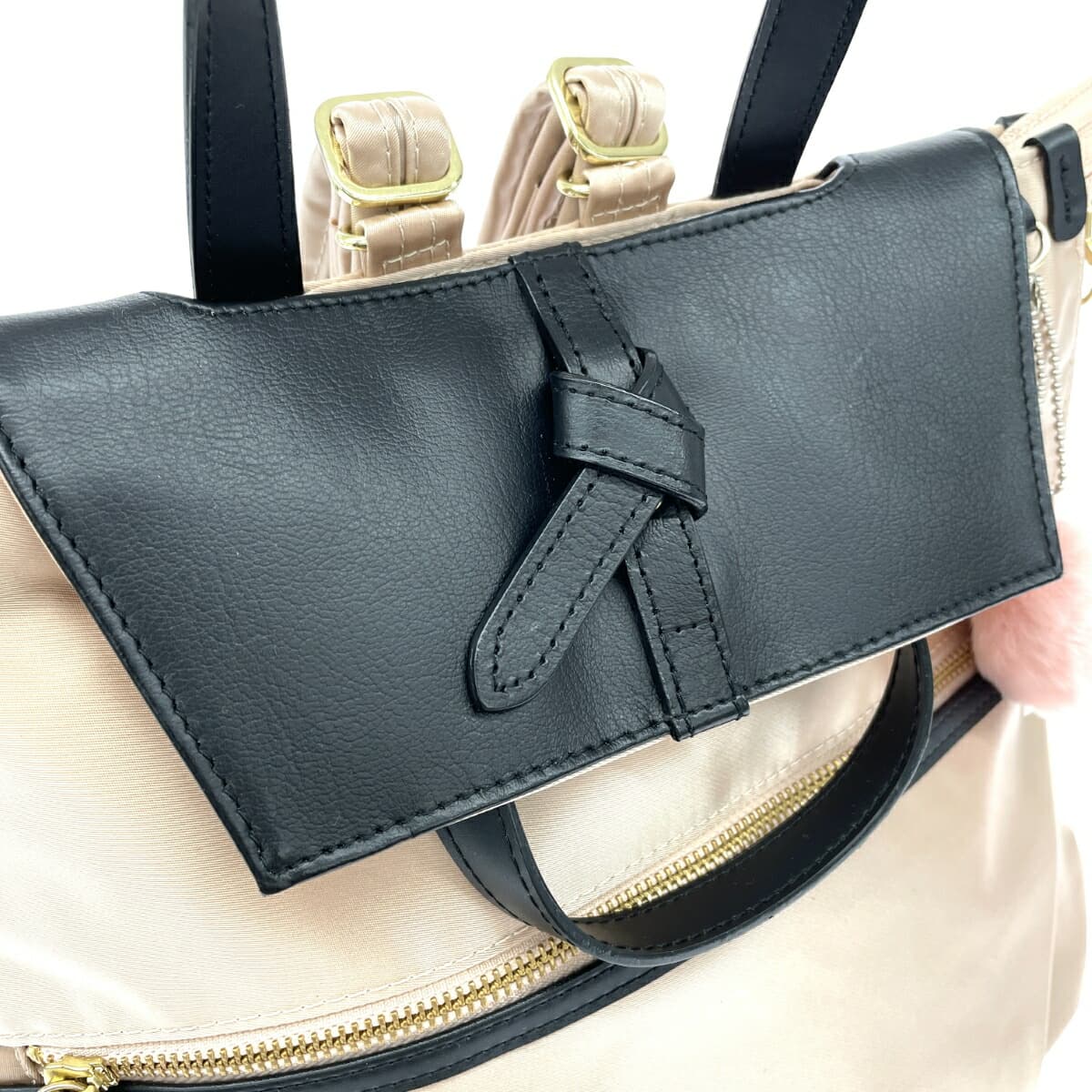 Kanana Project Backpack Good Condition Nylon Beige Women's 8