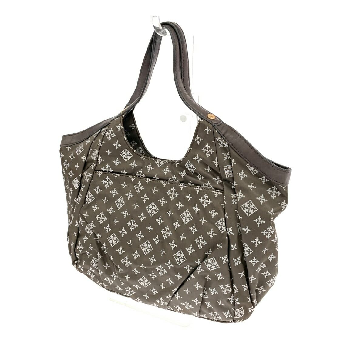 russet LACIT handbag monogram nylon brown ladies 3