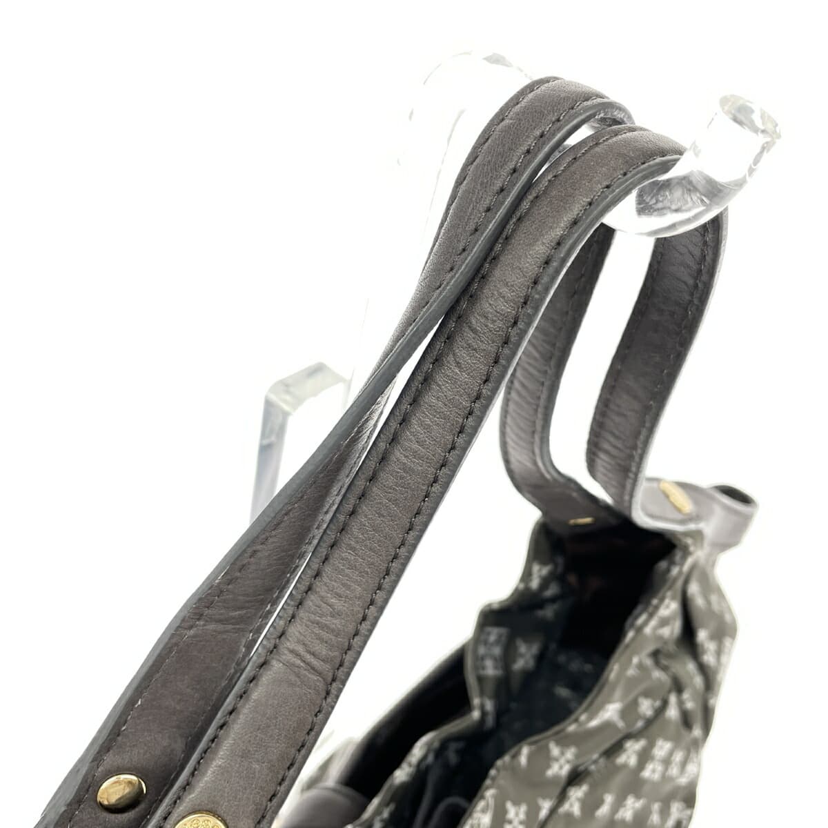 russet LACIT handbag monogram nylon brown ladies 4