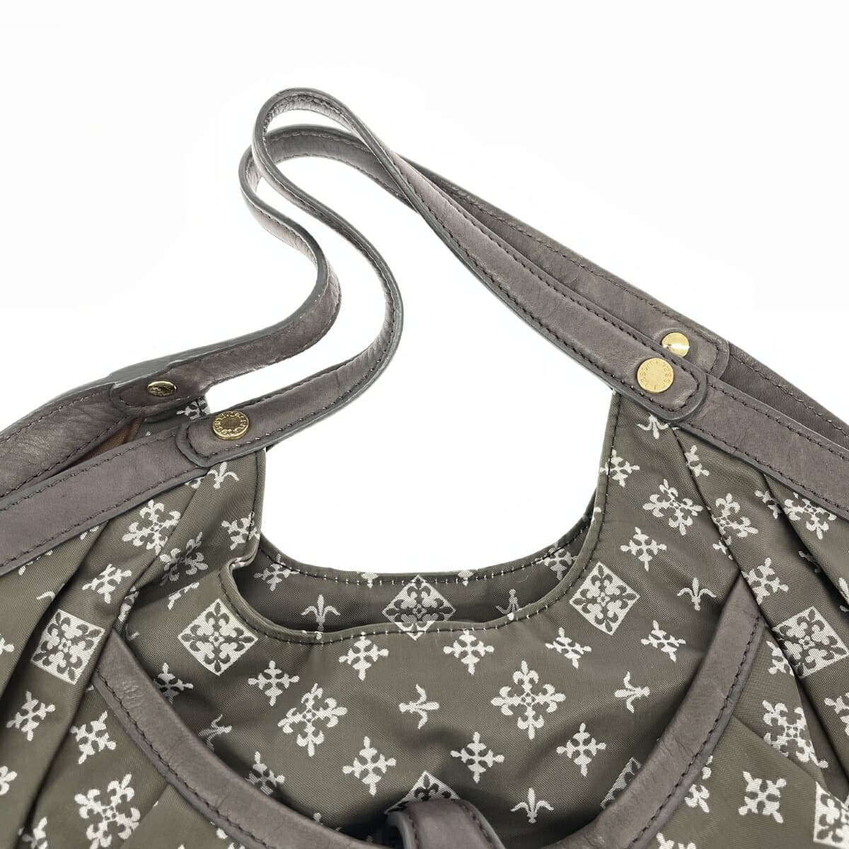 russet LACIT handbag monogram nylon brown ladies 8