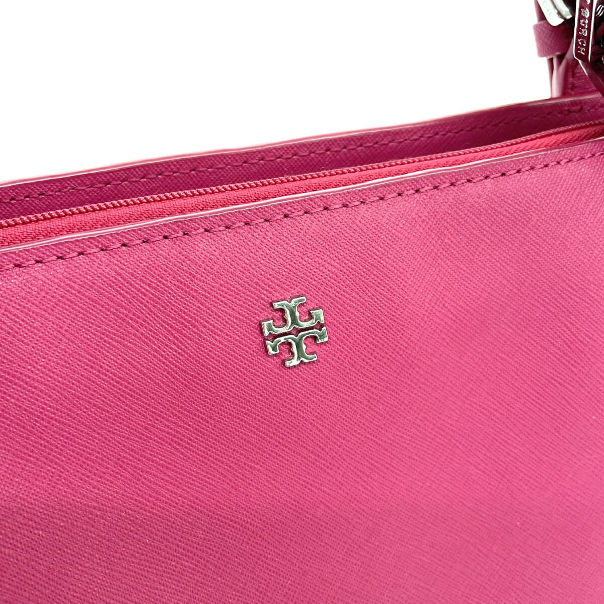 TORYBURCH Tory Burch tote bag in good condition, leather, pink, for women 6