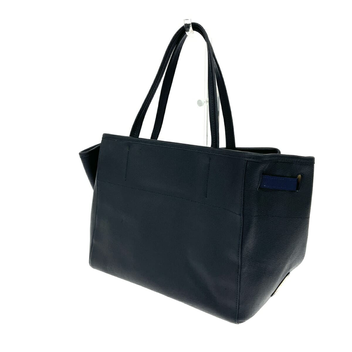 A.D.M.J (Accessoires De Mademoiselle) Accessoires De Mademoiselle Jap Tote Bag Leather Navy Women's 3