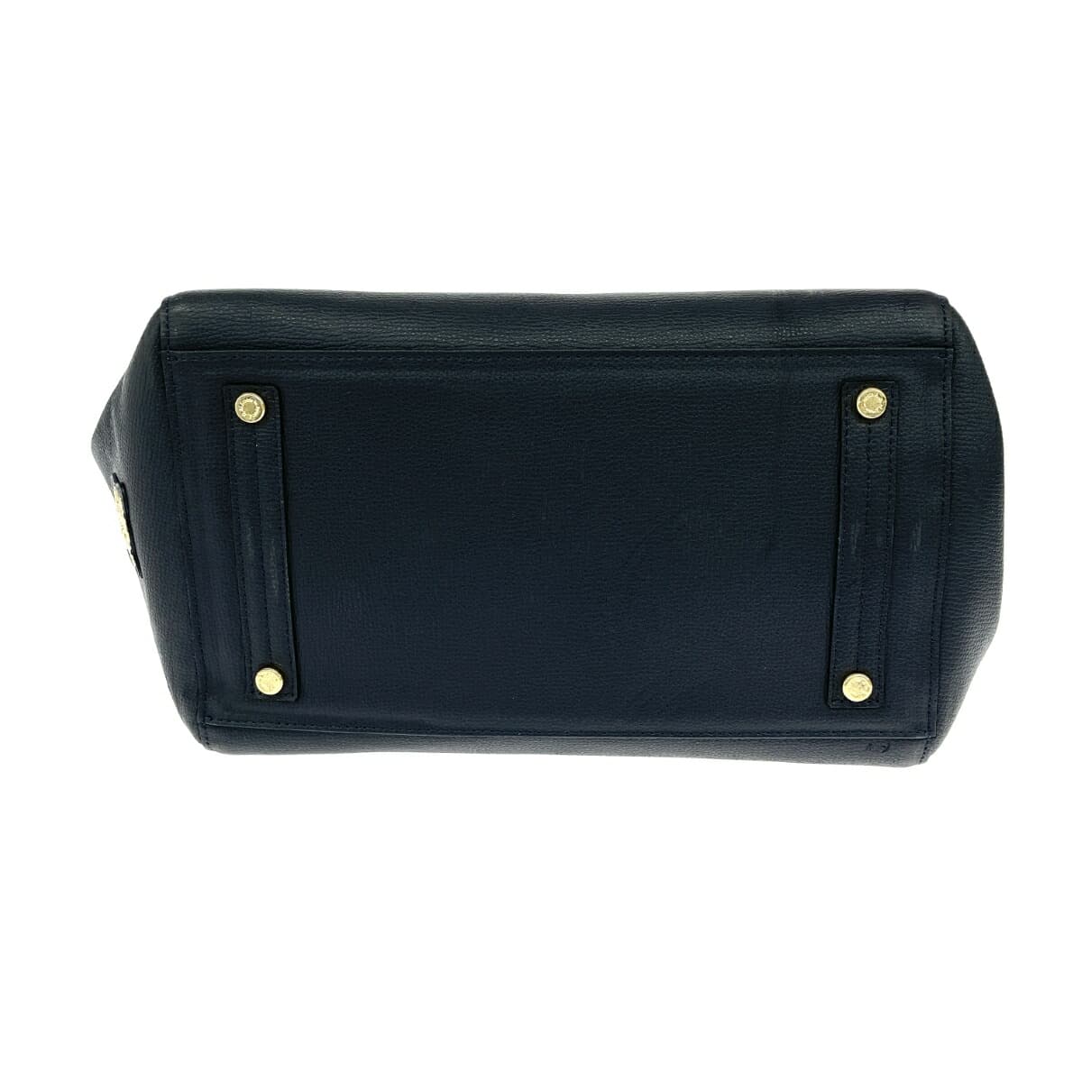 A.D.M.J (Accessoires De Mademoiselle) Accessoires De Mademoiselle Jap Tote Bag Leather Navy Women's 5