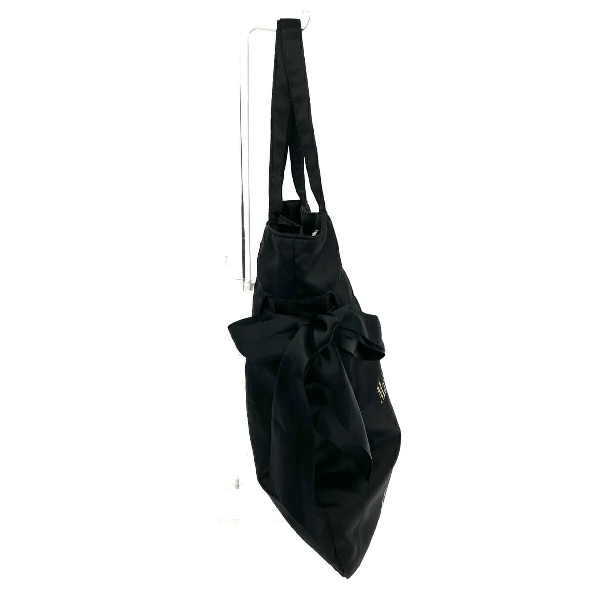 Maison de FLEUR Maison de FLEUR × Kuromi Drawstring Tote Bag Good Condition Nylon Black Women's 2